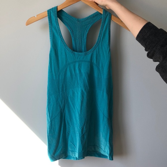 Lululemon Swiftly Tech Racerback - Teal - Size 6 - Picture 1 of 3